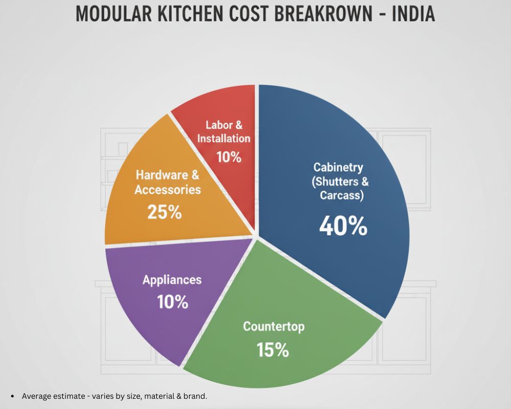 Ultimate Modular Kitchen Guide 2025: Costs, Layouts, Materials & Vastu Tips 3 estimate for modular kitchen