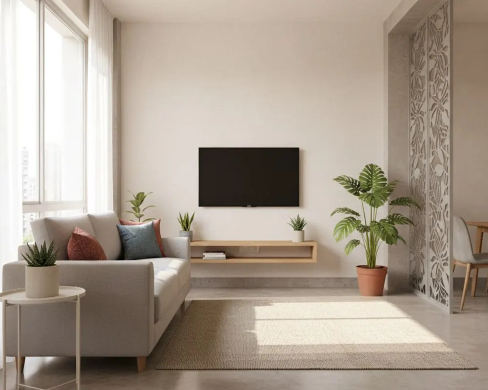 Top 5 Low Budget Interior Designers Near Me : 2025 2 Low Budget Interior Designer Near Me – Modern Living Room 2025